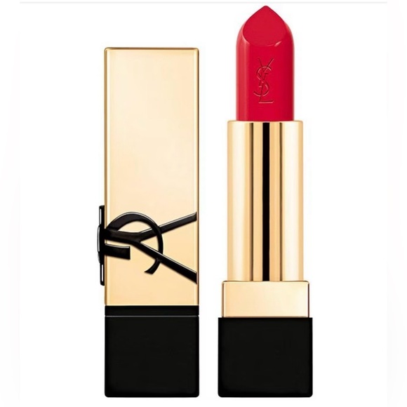 Yves Saint Laurent Beaute Rouge Pur Couture Caring Satin Lipstick Red #R21 NIB - Picture 1 of 4